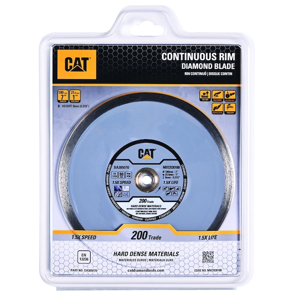 Caterpillar 200 Trade Tile-Hard Dense Materials 7-In Blade 180mm DA30507U - main